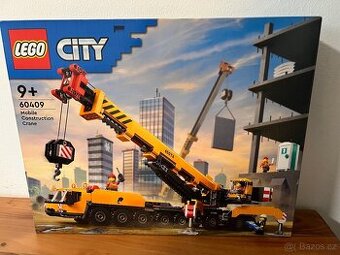 LEGO City 60409 Žlutý pojízdný stavební jeřáb - nové