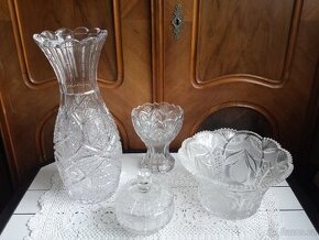 Starožitné broušené sklo