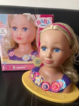 Česací hlava baby born