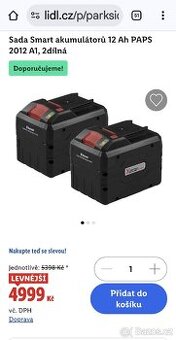 Sada Smart akumulátorů 12 Ah PAPS 2012 A1