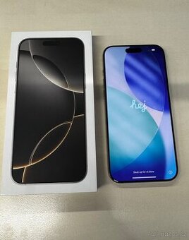 iPhone 16 Pro Max 512 GB – originál, staří pouze rok, SLEVA