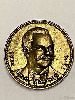 Francouzka pamětní medaile Petera Paula Mausera-900,-Kč