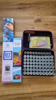 Diamantové malování + kufřík