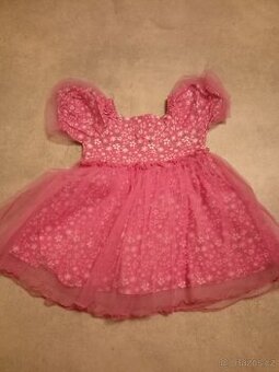 Ruzove saty velikost 74