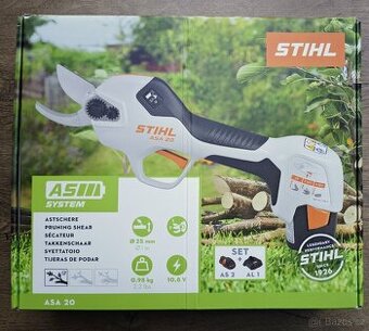 Zahradní nůžky Stihl ASA 20 set s baterií a nabíječkou