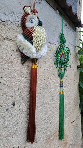 Čínská uzlová dekorace ,hrnek z bambusu