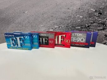 Audio kazety Sony TDK nové 120 Kč/1kus