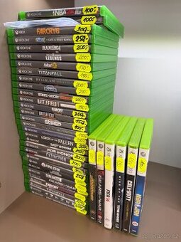 Originální hry na xbox one a xbox 360
