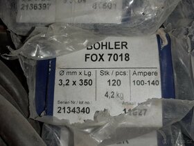 Svařovací elektrody Bohler Fox 7018