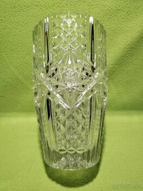 Křišťálová váza lisovaná Sklo Bohemia EV1 - 1