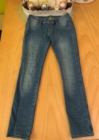 Dívčí jeansy/ džíny Benetton - 1