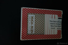 Hrací karty z Las Vegas (hotel New York New York)