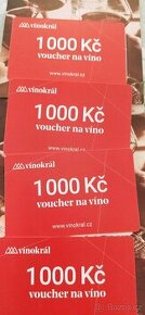 4 vouchery 4x1000Kc na Vino Kral