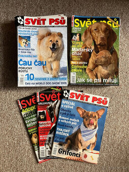 Časopisy Svět psů - 2009, 2010 - za odvoz