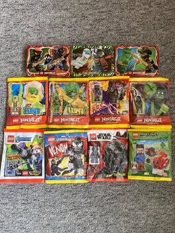 LEGO minifigurky (Ninjago, Marvel, Star Wars, Minecraft)