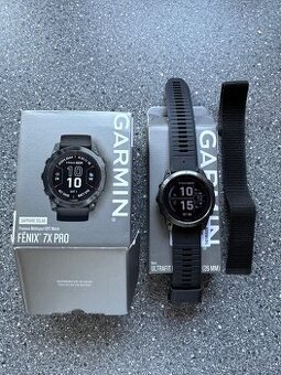 Garmin - Fēnix® 7X PRO Sapphire Solar / Grey DLC Titanium /