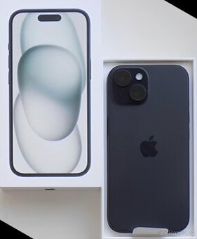 iPhone 15 Black BATERIE 100% TOP