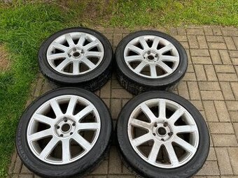 4x alu disky 5x112 R17, letní pneu