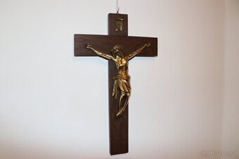 Krucifix – Kříž Kristus domácí oltář soška socha (225N)