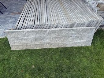 Betonový plot 20m2 - 1