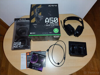 Astro A50 Wireless Gaming headset (Xbox, PC) + Mod Kit