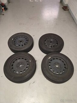 Prodám zimní plechová kola 5x100 195/60 R16