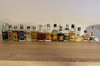 Sběratelské miniatury alkoholu