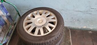 4x al kola 5x112 16 + pneu zimní 205/55 R16