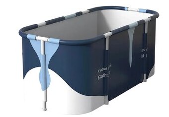 Aga Skládací přenosná vana 120 × 60 × 60 cm