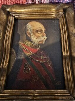 FRANTIŠEK JOSEF- OBRAZ MALBA PORTRÉT