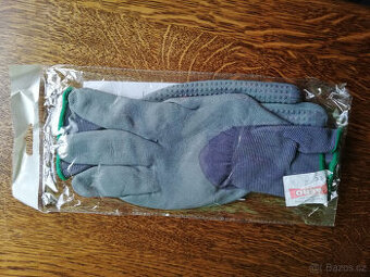 Pracovní rukavice povrstvené s terčíky vel. 9; 10