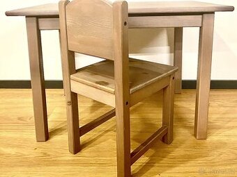 dětský stolek a židlička IKEA