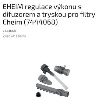 Eheim rybičky akvárium fitr