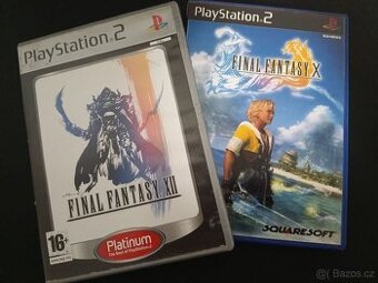 Prodám 2 originální hry Final Fantasy PS2