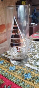 sběratelská pivni vánoční sklenice Budvar