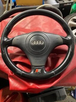 AUDI A4 b5 r.v.2001 tříramenný kožený volant