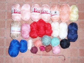 Směs pletací příze " Eva " - 900 gramů