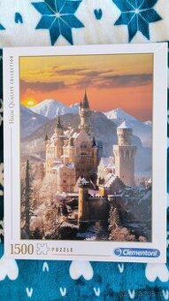 Puzzle 1500 dílků Neuschwanstein