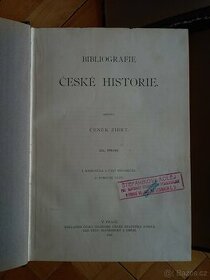 Čeněk Zíbrt: Bibliografie české historie - Komplet 5 dílů - 1