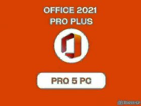 Office 2021 Pro Plus pro 5 PC