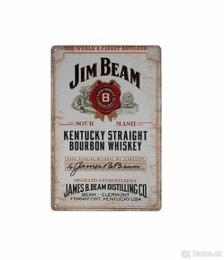 plechová cedule - Jim Beam Whisky - 1