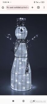 LED světelný sněhulák