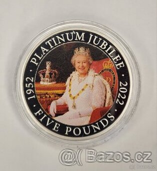 Stříbrná mince Královna Elizabeth II, 1OZ, 2022