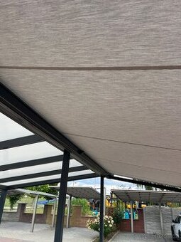 Pergola - slunolam 5x3m s pohonem na dálkové ovládání STOBAG