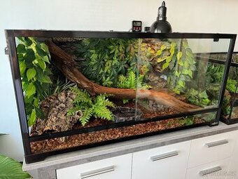 Terárium Repti Planet ( 90 x 45 x 45 cm) + vybavení