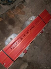 Kabelová krycí deska DEKAB 200/2 pozor elektrický kabel