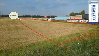 Prodej pozemku pro komerční využití, 3 503 m² - Češnovice, o