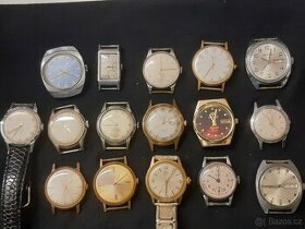 konvolut náramkové hodinky slava,poljot,wostok,orient,anker