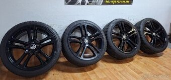 Alu kola R18 5x112 Škoda + zimní pneu 225/40/18 Hankook