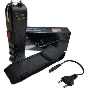 Paralyzér s LED svítilnou + pouzdro, nový